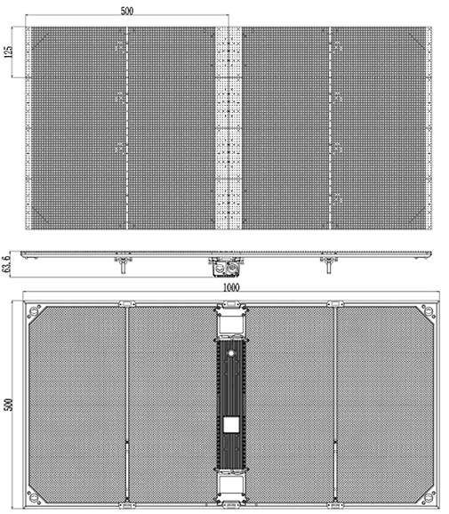 transparent LED display screen