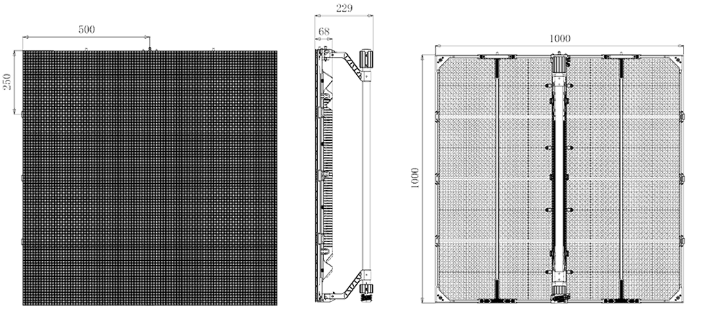 transparent LED display