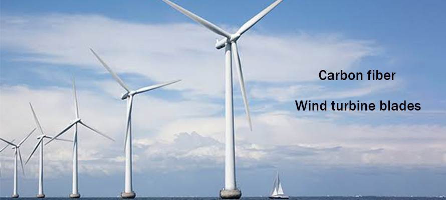 CARBON FIBER WIND TURBINE BLADES