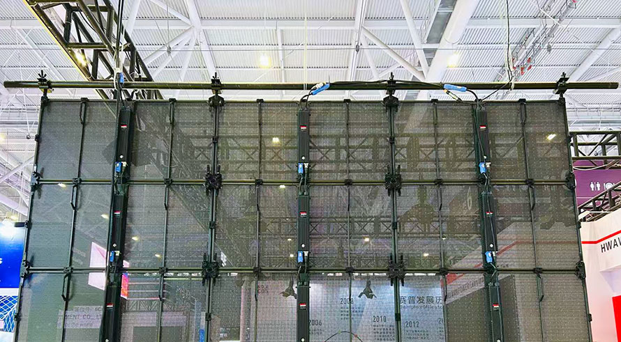 LED video wall installation