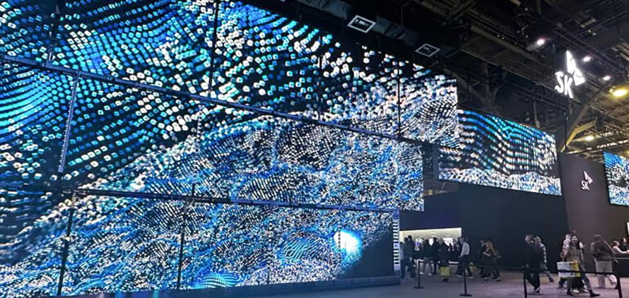 transparent LED screen rental