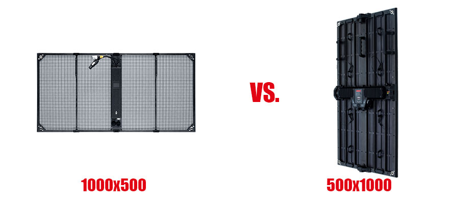 LED screen size
